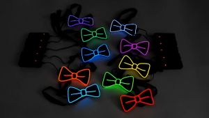 Dasi Kupu-Kupu LED Adjustable & Dekorasi Pesta