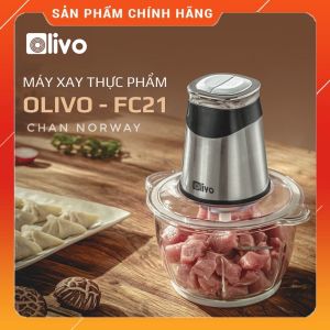 [CHÍNH HÃNG] Máy Xay Thịt Bóc Tỏi Làm Chà Bông OLIVO FC21 - Thương Hiệu Mỹ 🇺🇸