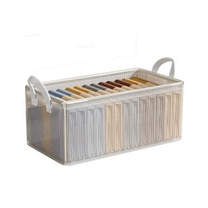 1 Hộp Đựng Đồ Bằng Nhựa PVC Trong Suốt Có Khung Thép Chắc Chắn Chống Thấm Nước Dùng Để Đựng Đồ Lót Thích Hợp Cho Nhà Ở Và Ký Túc Xá