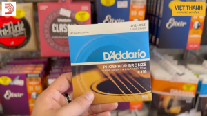 [Chính Hãng] Bộ Dây Đàn Guitar Acoustic Dây Sắt DAddario EJ16 - Kích Cỡ 12-53 Phosphor Bronze