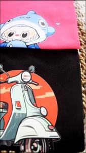 Paket 5PCS Kaos Anak Umur 1-8 Tahun Perempuan & Laki-Laki