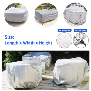 Real Outdoor Cover for Garden Furniture Rain And Snow Resistant Patio Chair Sofa Table Dust Cover Protective Outdoor Cushion