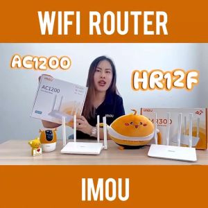 IMOU เราเตอร์ใส่ซิม Router 4G LTE รุ่่น HMR300 ใช้กับซิม 4G LTE 300Mbps  dual band Wi-Fi 2.4G-5G  เชื่อมต่อแบบ auto กับกล้อง IMOU ประกัน 2 ปี