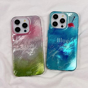 Rainbow Gradient Silicone Phone Case for GalaxyS24/S23Ultra/S21/S22FE Note20/10 A53/A71 Anti-Fall Full Cover Womens Korean Style