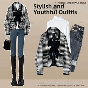 NUMEN BUTTON | Stylish Elegant Set Blouse Jacket Trousers