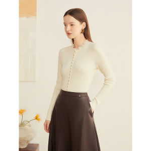 Special Selection French Style Merino Wool Blend Women Knitwear