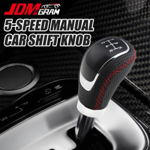 Leather Car Gear Knob Manual Universal JDM Style Auto Speed Switch Lever Head Comfort Safety Automobile Stick Shifter Knob Car Accessories