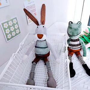 Móc khóa hình động vật siêu dễ thương Thú nhồi bông đeo túi xách Phụ kiện trang trí cặp xách balo