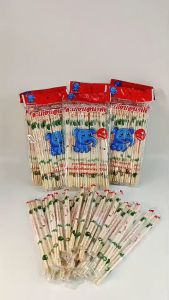 ตะเกียบอนามัย ตะเกียบไม้ ตะเกียบใช้แล้วทิ้ง ตะเกียบ ตะเกียบไม้ไผ่ ความยาว 22.5 เซนติเมตร