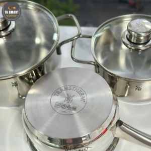 Bộ Nồi Bếp Từ Đức WMF Diadem Plus 3 Món Thép Không Gỉ
