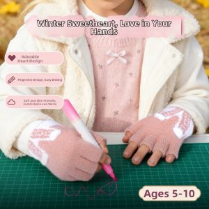 JIFANPAUL | Cute Rabbit Pattern Half-finger Gloves