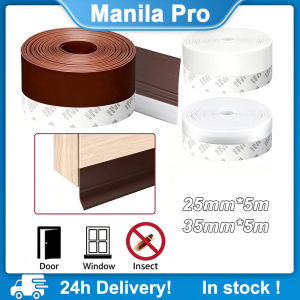 5mx25mm/35mm Silicone Rubber Window Door Sealing Tape Strip Transparent Windproof Dust SealStrip Insect Proof Gap Sealing