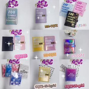 Couples 100-day Challenge Activity Record Book Envelope Saving Money Budget Loose-leaf Notebook