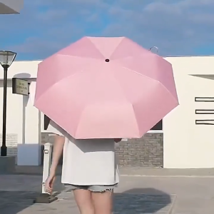 Automatic UV Umbrella Foldable Sunscreen Fashion Umbrella 8 Bone Hujan Rain Windproof Payung Hujan Automatik Tanpa UV Hadiah Ibu Bapa Guru Rumah Hiasan Fesyen Payung Cahaya Mata