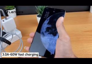 LOS - Kabel Data LENYES LC947 60W data cable fast charging QC 3.0 Type C to Type C kabel charger Nylon