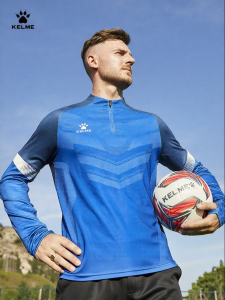 Kelme | Long Sleeve Custom Knit Half Zip Thumbhole Sweatshirt