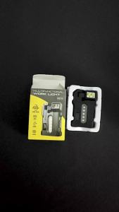 Portable EDC Flashlight 1200Lumens Portable Pocket Mini Torch Double Light Sources Flash Work Light For Outdoor Camping Hiking