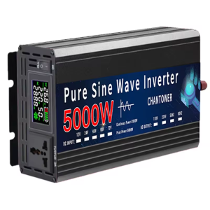Pure Sine Waveอินเวอร์เตอร์12V/24V 220V 1000W 2200W 3000W 4000W 5000W DC To ACแบบพกพาแรงดันไฟฟ้าConverterรถอินเวอร์เตอร์พลังงานแสงอาทิตย์
