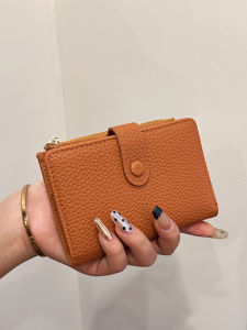 Túi Đựng Chìa Khóa Ngắn Thời Trang Đơn Giản Đa Chức Năng Túi Đựng Tiền Hai Trong Một Nhỏ Gọn Túi Đựng Thẻ Gấp Gọn Lỏng