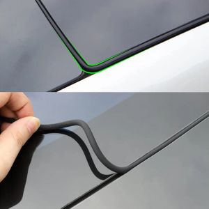 Car Sealing Strips Kit Windshield Roof Soundproof Rubber Weather Draft Seal Strip For Tesla Model 3 Y Damping Sound Insulation