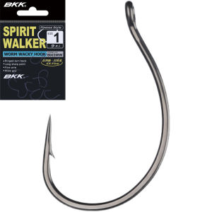 BKK 8003WW SPIRIT WALKER Worm Wacky Hook High Carbon Steel Hamecon Texan Offset Crank Hooks For Bass Soft Bait Fishing