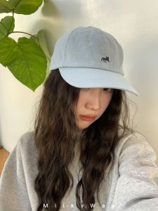 Youji Milkyway Version Super Good Fox Embroider High Version Baseball Peaked Hat Big Head Circumference South Korea Easiest for Match
