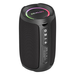 Zealot | ZEALOT-S49 Portable Bluetooth Speaker 360 Stereo Sound 20W IPX6 Waterproof Wireless Bluetooth 5.2 Outdoor Speaker