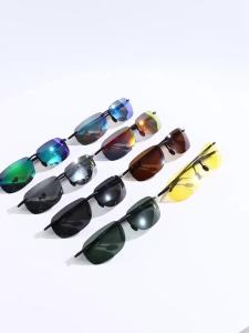 Kính Mát Phân Cực Không Gọng Siêu Nhẹ Chất Liệu TR90 Chống Tia UV400 Nhiều Màu Sắc Dành Cho Nam Và Nữ Phong Cách Thường Ngày Đi Nghỉ Dưỡng