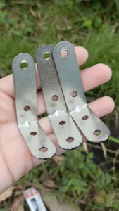 Ke Inox 201 Chống Gỉ Sét 4x5x1.5 cm (Dày 0.15cm) - Phụ kiện ke góc vuông sửa chữa đồ gỗ khung nhôm (17g)