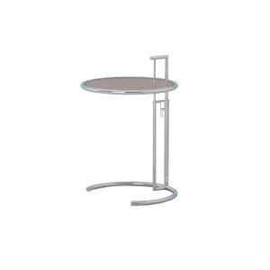 Lift Coffee Table Round Stainless Glass