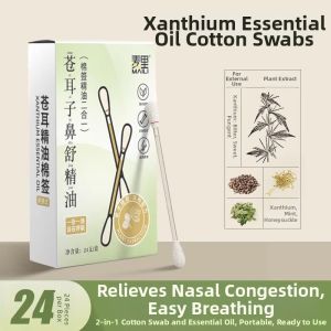 Children Nasal Relief Essential Oil Cotton Swabs
