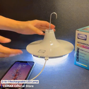 Vimite Outdoor Solar Waterproof 2 in 1 USB Solar Rechargeable 950W Super Bright LED Bulb IP65 Waterproof Portable Home Lamp Outdoor Garden Hanging Camping Emergency Lamp