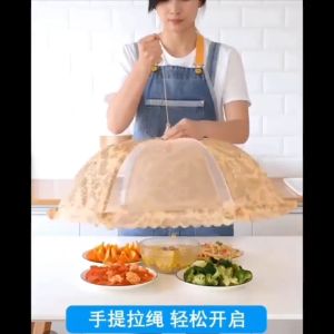 Food Cover Round / Tudung Saji Bulat Shabby Penutup Makanan