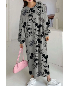 Dress Maxi Jumbo Wanita CAL15TA Daster Printing Oversize