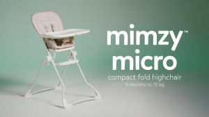 Joie Mimzy Micro Compact Freestanding Fold Highchair Baby 6 months- 15kg