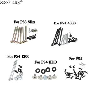 Bộ Ốc Vít Thay Thế Vỏ Máy Chơi Game PS3 PS4 PS5 Slim - Ốc Vít Nguồn & Ổ Cứng Phụ Kiện Nút Bấm Kim Loại