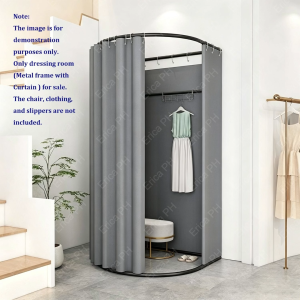 Portable Dressing Room Fitting Room Movable Changing Room for Salon/Small Clothing Store/Pool Side