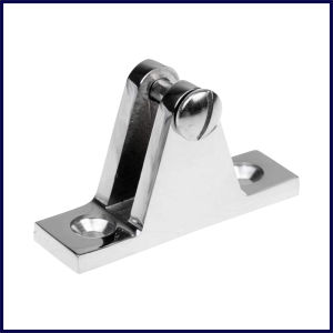 316 Stainless Steel Boat Deck Hinge For Bimini Top Fitting Marine Hardware Mirror Polish 60mm