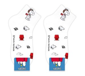 "Fly High with Snoopy" PEANUTS Women Snoopy Pilot Ankle Socks.