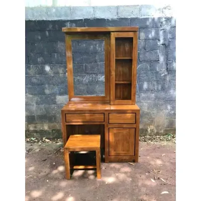 MEJA RIAS MINIMALIS KAYU JATI