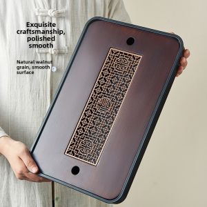 YIHUTEA | Simple and Elegant Tea Tray Square Wooden