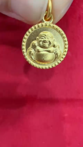 Poh Heng Jewellery 24K Laughing Buddha Pendant in Yellow Gold[Price By Weight]