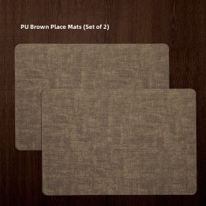 Waterproof Oily Heat Resistant Leather Table Mat