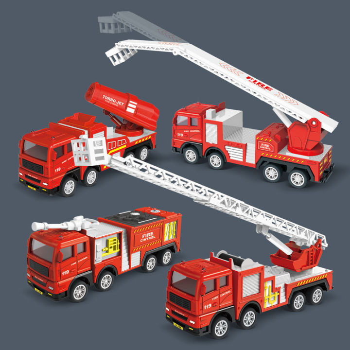 Fire and Rescue Garage | Wooden Car Toys for Kids | Le Toy Van