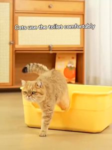 Cat Litter Box Large XL With Scoop Kitten Litter Box Cat Toilet Deodorization leakage prevention Litter