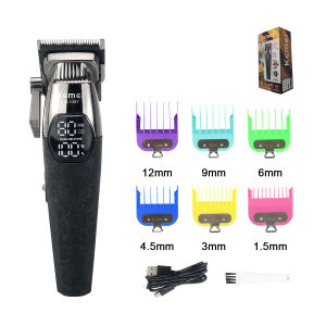 Kemei | Kemei KM-1387 Professional Hair Clipper 5W Motor Metal Body 2000mAh LED Screen Low Noise Mens Barber Machine Haircut Machine