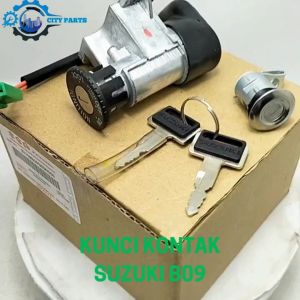 KUNCI KONTAK SET B09 SUZUKI SMASH OLD/LAMA PLUS KUNCI JOK KUALITAS ASLI ORIGINAL KONCI KEAMANAN