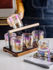 Creative Ins-style Transparent Simple Glass Cup Set