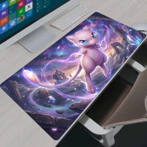 Bandai | Mousepad XXL Eevee Computer Keyboard Mouse Pad Computer Gaming Accessories Table Desk Mat Anime Pokemon Mewtwo Gamer Carpet
