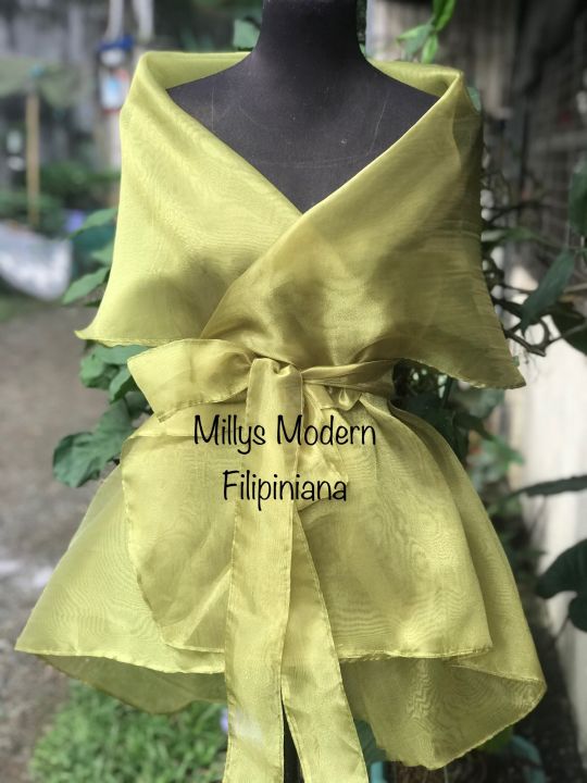 Modern filipiniana best sale wrap around